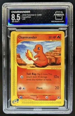 2002 Pokemon Expedition Set Charmander #97/165 Arena Club 8.5 - Image 1