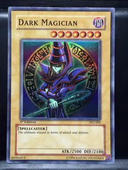 Dark Magician SYE-001 (Super Rare, 1st Edition, Lightly Played / LP) Yugioh - Image 1