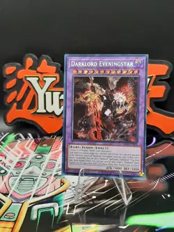 Yu-Gi-Oh! Darklord Eveningstar BPRO-EN036 Secret Rare 1st Ed NM - Image 1