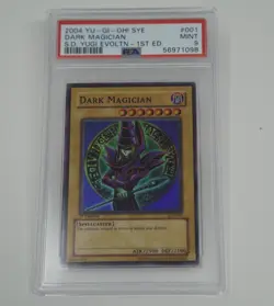 Yugioh PSA 9 Mint Dark Magician Super Rare SYE-001 1st Edition Starter Deck Yugi - Image 1