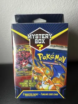 Pokemon Mystery Hanger Box Walmart 3 Booster Packs Vintage Packs Seeded 1:10 - Image 1