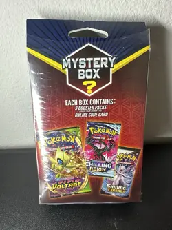 Pokemon Mystery Hanger Box Walmart 3 Booster Packs Vintage Packs Seeded 1:10 - Image 2