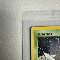 Heracross Holo Rare 1st Edition 6/111 Neo Genesis WOTC Vintage Pokemon SWIRL - Image 4