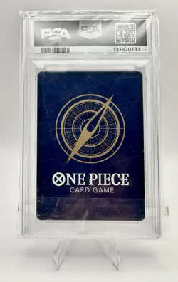 2025 ONE PIECE OP11-A FIST OF DIVINE SPEED TREASURE RARE #015 LUCKY ROUX PSA 10 - Image 2