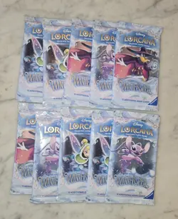 Disney Lorcana Chapter 11. Winterspell Booster Packs x10. New / Sealed - Image 1