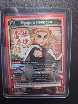Kyojuro Rengoku UEX05BT/KMY-3-072 SR Holo Union Arena Demon Slayer Vol 2 NM/MT - Image 3