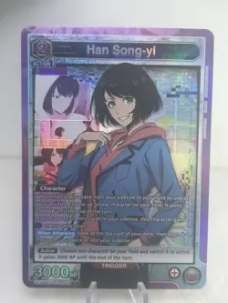 Union Arena UE17BT: SOLO LEVELING Han Song-yi UE17BT-SLG-1-003 Super Rare SR - Image 1
