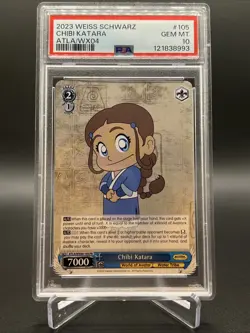 2023 Katara Chibi Weiss Schwarz PR Promo Avatar The Last Airbender PSA 10 - Image 1
