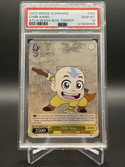 2023 Avatar The Last Airbender WEISS SCHWARZ Chibi Aang PSA 10 - Image 1