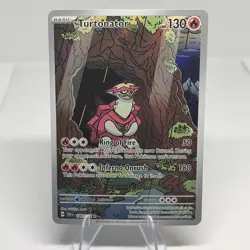Turtonator 146/142 - SV07: Stellar Crown Illustration Rare Holo Pokemon TCG Card - Image 1