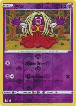 Jynx 112/264 Reverse Holo Fusion Strike Pokemon Card NM - Image 1