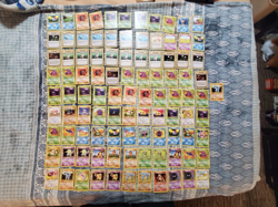 100 Cards Base Set + Fossil + Jungle Lot WOTC 1999 Vintage LP/MP MOstly - Image 1