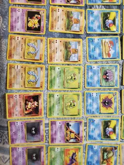 100 Cards Base Set + Fossil + Jungle Lot WOTC 1999 Vintage LP/MP MOstly - Image 4