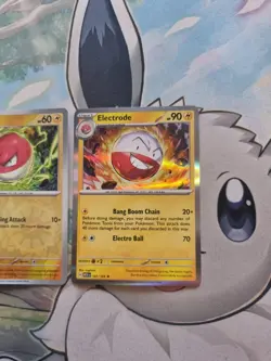 Pokemon Card Voltorb Reverse Holo S&V 151 100/165 & Electrode Holo 101/165 - Image 3