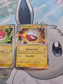 Pokemon Card Voltorb Reverse Holo S&V 151 100/165 & Electrode Holo 101/165 - Image 4
