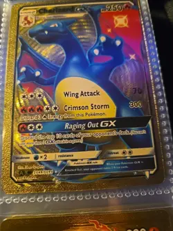 pokemon cards blue charizard gx 250 - Image 1