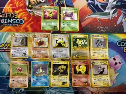 Vintage Pokemon Card Lot Wotc Holo Etc Snorlax Pichu Ninetales - Image 1