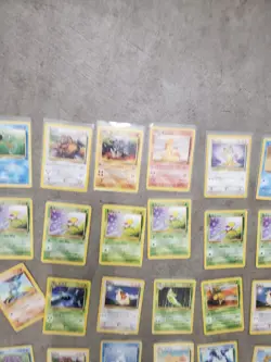 Pokemon WOTC Vintage 100 Cards Jungle Base Set Fossil Mixed Lot Nm To Mp #1 - Image 3