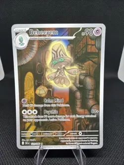 Pokemon TCG Beheeyem Holo Black Bolt Illustration Rare Card 121/086 English - Image 1