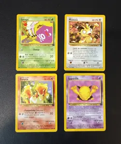 French Team Rocket Pokemon 4-Card Lot WOTC 2000- LP - Image 1