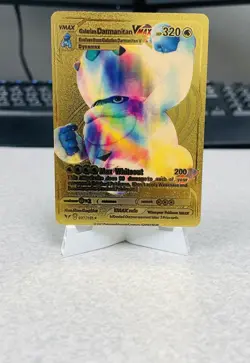 Galarian Darmanitan VMAX 037/185 Vivid Voltage Gold Foil Pokemon Card - Image 1