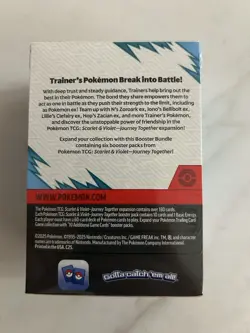 Booster Bundle Journey Together Pokemon TCG + Blastoise 25th Anniversary Card - Image 4