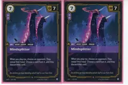 Riftbound TCG Origins English OGN 192/298 RARE Mindsplitter (2 CARDS) - Image 1