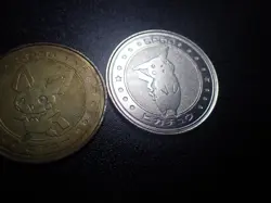 Pokemon Card Meiji Promo Metal Battle Coin Silver x2 Pikachu & Gold Pichu #6312 - Image 4