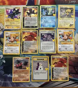 Pokemon Card Lot Fire Holo Reverse Holo Celebrations Greninja Zapdos Mimikyu - Image 1