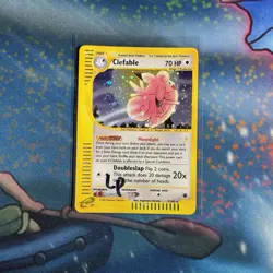 Pokemon TCG Clefable Holo Rare Card 7/165 Expedition Set LP - Image 5