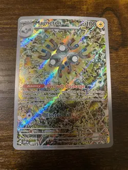 Magneton 159 Promo Illustration Rare Holo Pokemon Card Surging Sparks - Image 1