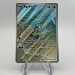 Pokemon Squirtle Illustration Rare Holo Sv: Scarlet & Violet 151 170/165 Card - Image 1