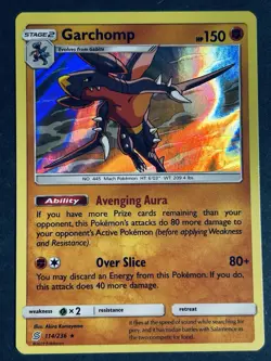 Garchomp 114/236 Sm-Unified Minds Holo Rare Pokemon Card NM - Image 2