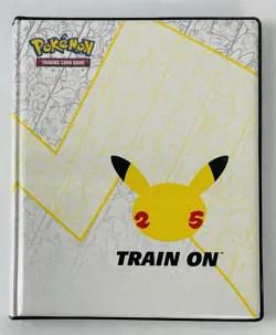 Pokemon TGC 25th Anniversary Collector's Binder + 4 Jumbo Card Lot NM-MINT - Image 1