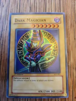 Dark Magician 1st Edition - SYE 001 Super Rare Yugioh Card Holographic Card LP - Image 1