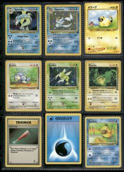 Vtg Pokemon Card Collection Lot Base Set Promo Binder Holos WOTC - Image 1