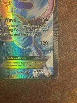 Pokemon Mewtwo-EX TCG Full Art Holo Card Breakthrough 157/162 NM - Image 4