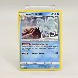 Alolan Ninetales Holo 28/147 SM Burning Shadows Pokemon Card Rare LP - Image 1