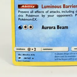 Alolan Ninetales Holo 28/147 SM Burning Shadows Pokemon Card Rare LP - Image 5