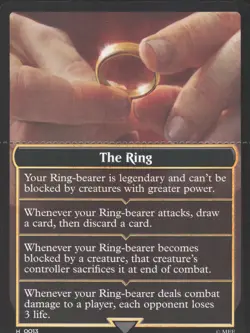 The Ring Helper Card 13 Magic: the gathering Lord of The RIngs - Image 1