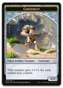 Construct Token #14 (NM) Dominaria DOM Magic MTG - Image 1