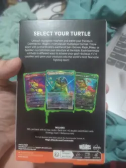 Commander Deck "Turtle Power" Teenage Mutant Ninja Turtles TMT MTG In Hand - Image 2