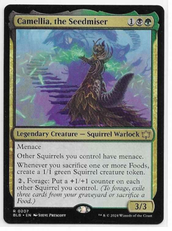 Camellia, the Seedmiser - Bloomburrow - Magic the Gathering - MTG - Rare - Image 1