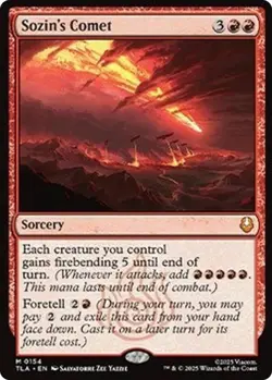 mtg Sozin's Comet foil - Image 1
