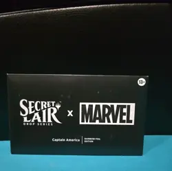 MTG Secret Lair x Marvel's Captain America Foil Edition - SEALED - Image 1