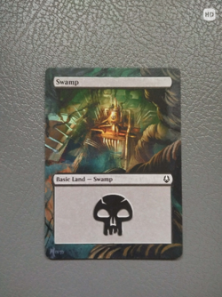 Swamp MTG Avatar: The Last Airbender Hand Painted Borderless Full Altered Art - Image 1