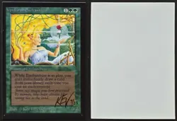 SIGNED MtG Magic K Brock _ Beta CE _ Artist Proof _ VERDURAN ENCHANTRESS _ 1/50! - Image 1