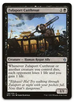 Zulaport Cutthroat #126 (LP) Battle for Zendikar BFZ Magic MTG - Image 1