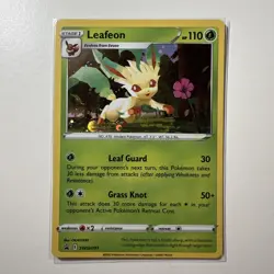Pokemon TCG Leafeon Sword & Shield SWSH191 Holo Promo - Image 1