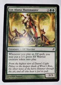 MTG Lys Alana Huntmaster LP Light Play Lorwyn [3102] - Image 1